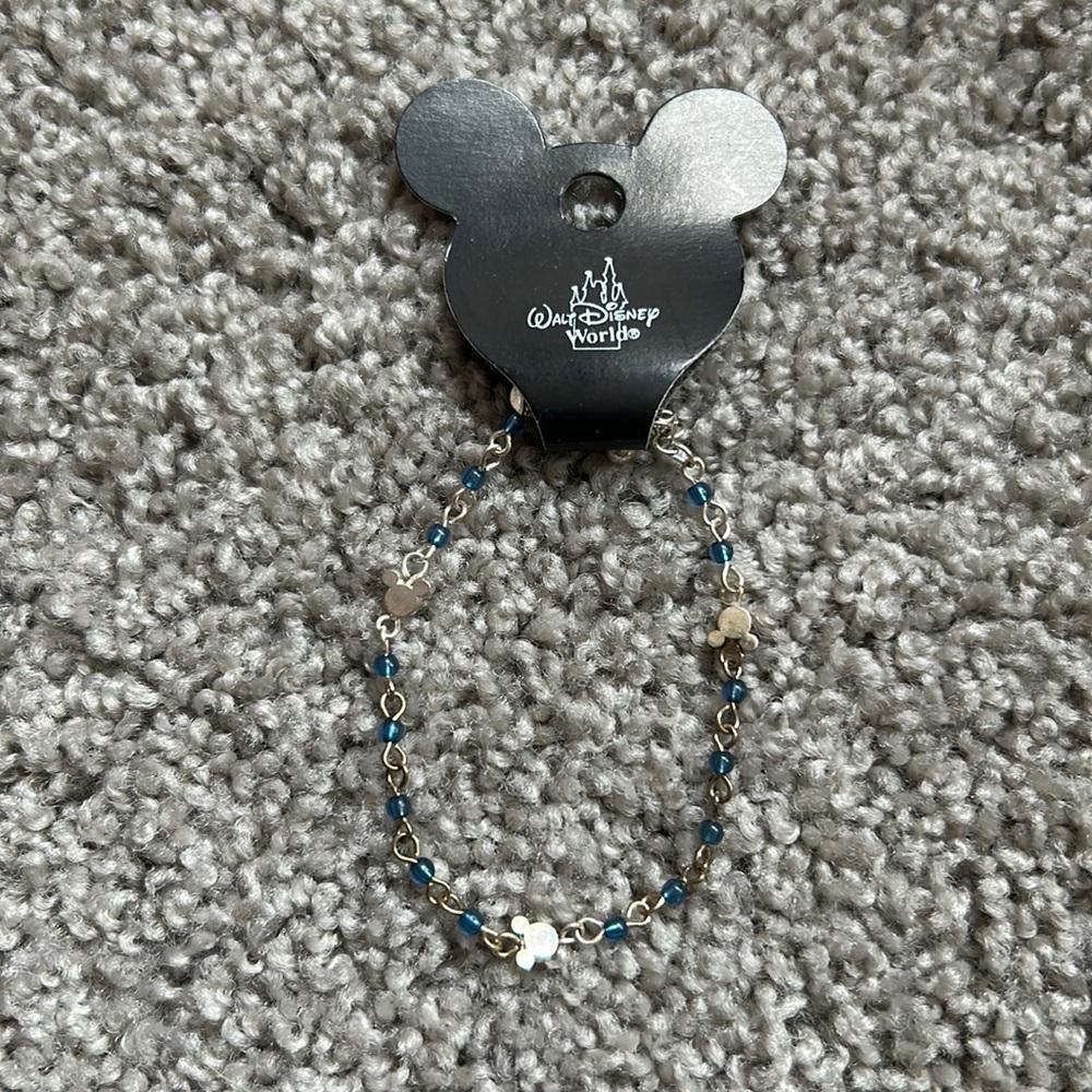 Walt Disney world blue bracelet NWT